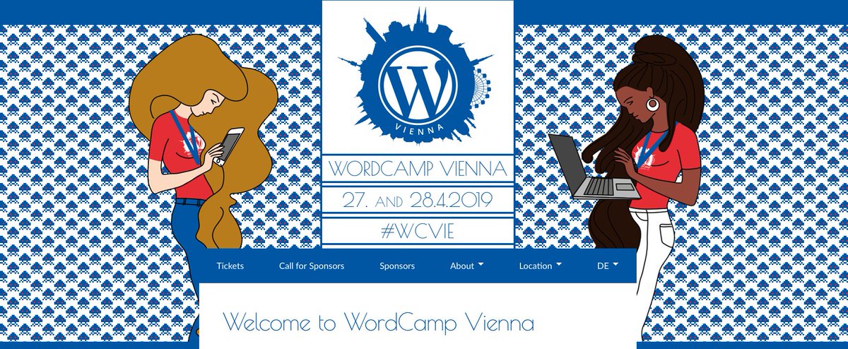 WPVienna's tweet photo. https://t.co/KEz6w05wRq
Check out the brand new design!

Get your ticket! 
Register as volunteer!
Save your place as sponsor!

The WordCamp Vienna #wcvie in april 2019 will be amazing. https://t.co/U2rLafQdFS