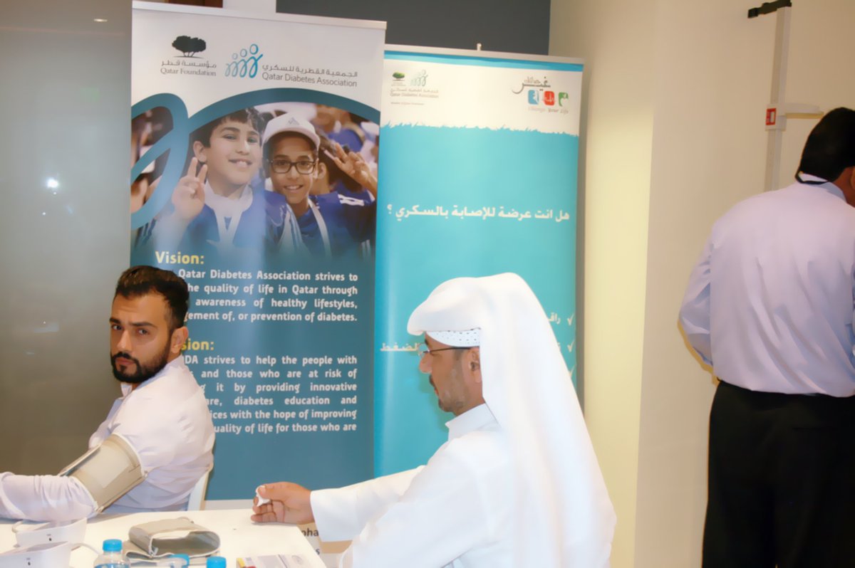 DohaInsuranceCo's tweet photo. In the DIG Family, our staff are our Assets! 
General Health Check-up Day at DIG 
Diabetes

Blood Pressure

Lifestyle

Weight and Nutrition Consultation 
Thank you @qatardiabetes 
#DohaInsurance #QatarDiabetesAssociation #Insurance #DIG #Qatar #Doha #Health #DIG_Family https://t.co/pyV7ZLGzCC