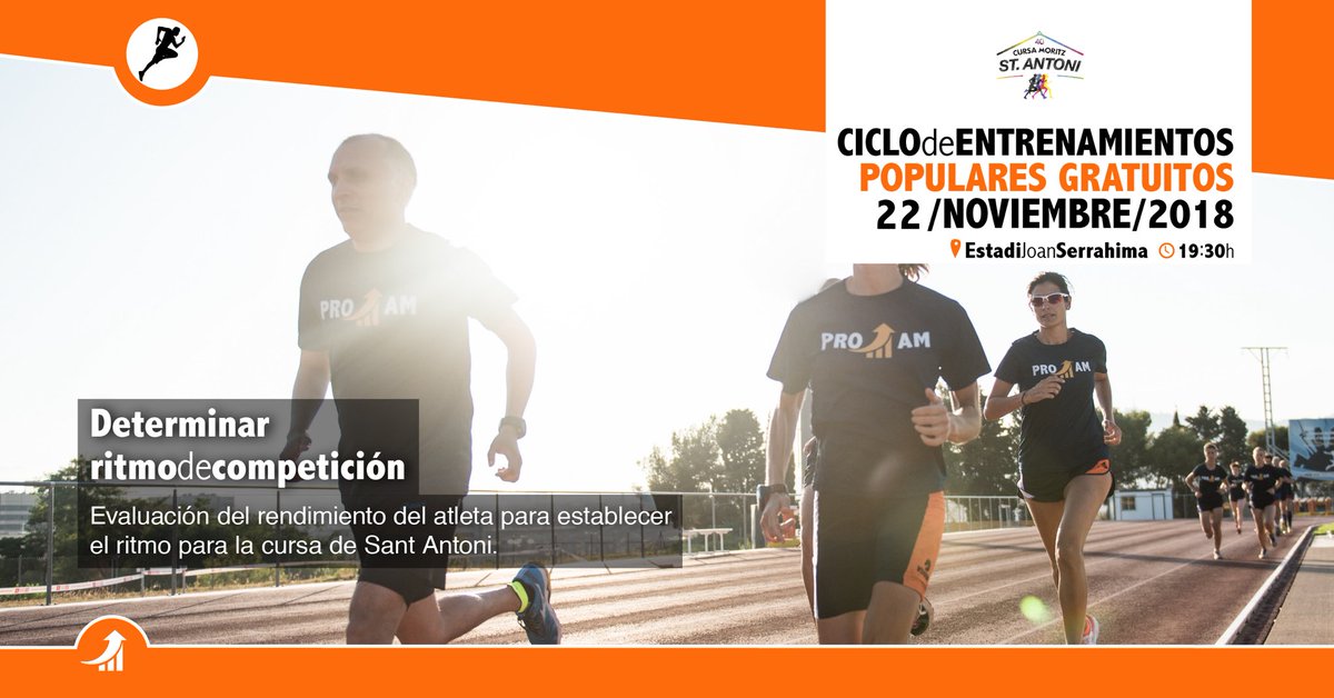 proamtraining's tweet photo. 🔉RECORDATORIO:
El jueves pasado tuvimos que anular el entreno de la @CursaSantAntoni por motivos meteorológicos
⛈☔️🌧
Pero, que no cunda el pánico 😱
porque lo hemos pasado a este jueves 22 ⤵️
INSCRIPCIONES GRATUITAS en la web 🌐 https://t.co/rMH97NNF25
#proamtraining #run https://t.co/6aAzFidRST