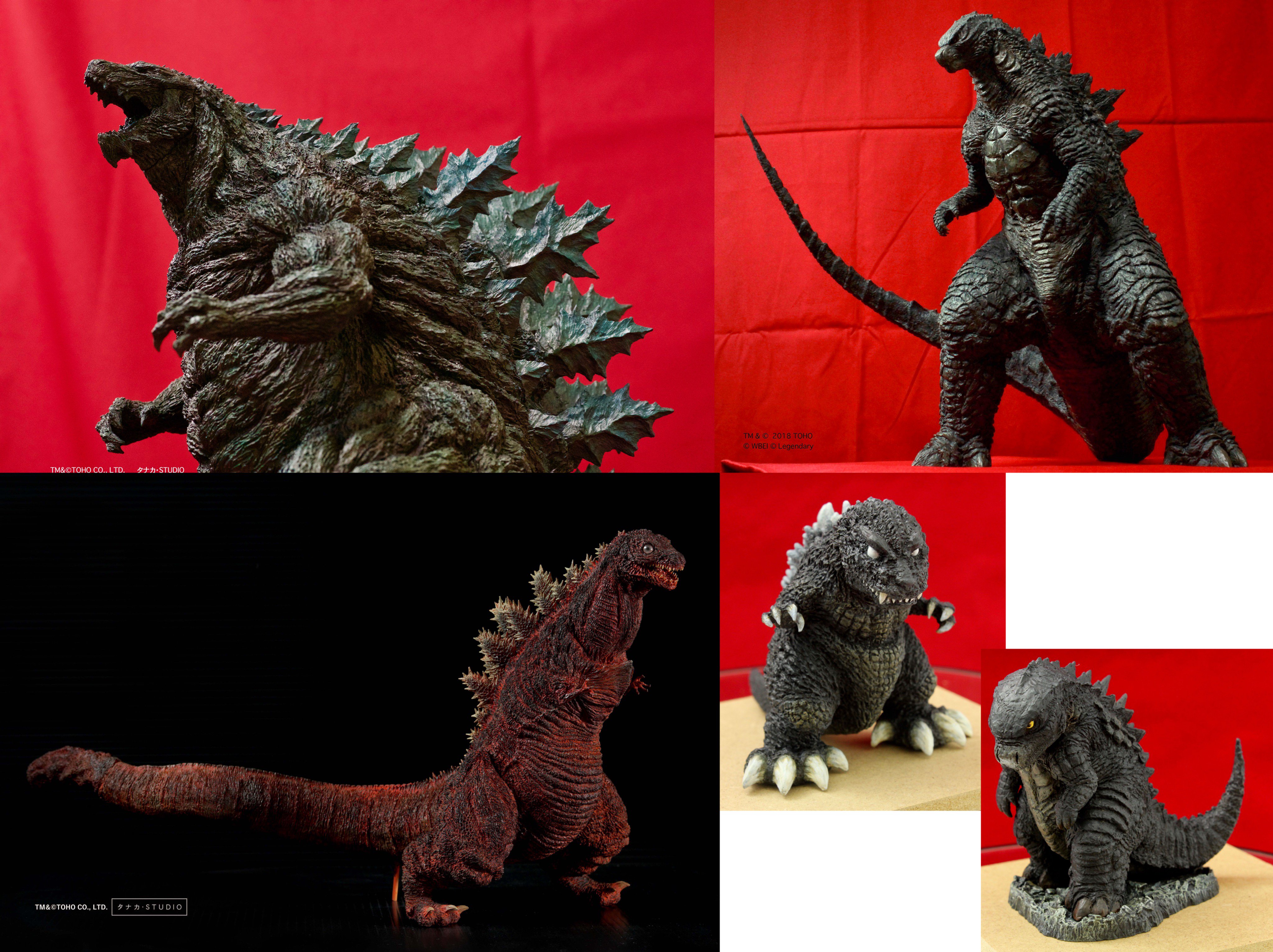 ゴジラ　デスゴジ　透明クリアレジンキット　20cm 海洋堂 20cmシリーズ『デスゴジ』 クリアーオレンジVer