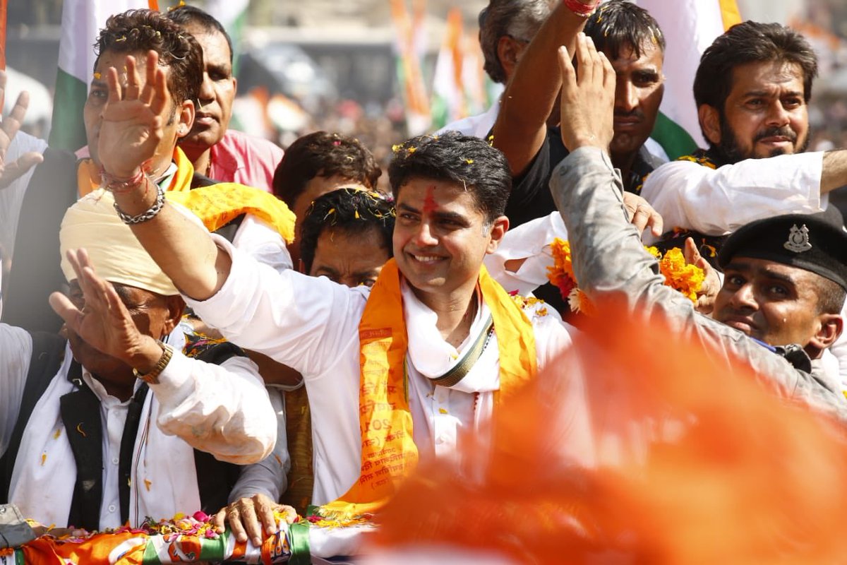 Sachin Pilot on Twitter: "A big thank you to all the people in ...