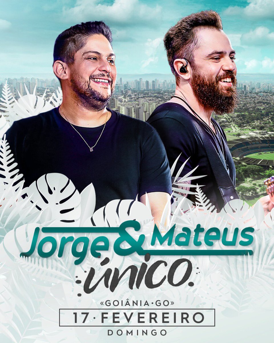 CONFIRMADO... Goiânia pediu e eles estão de volta depois de 5 anos com uma festa inédita aonde tudo começou. Jorge e Mateus ÚNICO. <a href="/jorgeemateus/">Jorge & Mateus</a> <a href="/audiomix_/">audiomix sonido pro</a> #GOIANIA DOMINGO 17/02