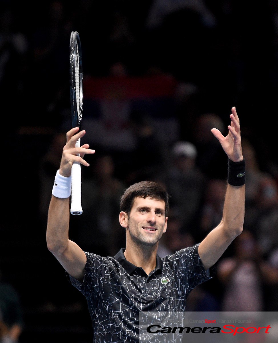 HRFPhotography's tweet photo. Semi finals of the @ATPWorldTour shooting for @CameraSport @DjokerNole @rogerfederer #deafphotographer #tennis #sports #NovakDjokovic #RogerFederer #ATPWorldTourFinals https://t.co/2EFkqXlgfS