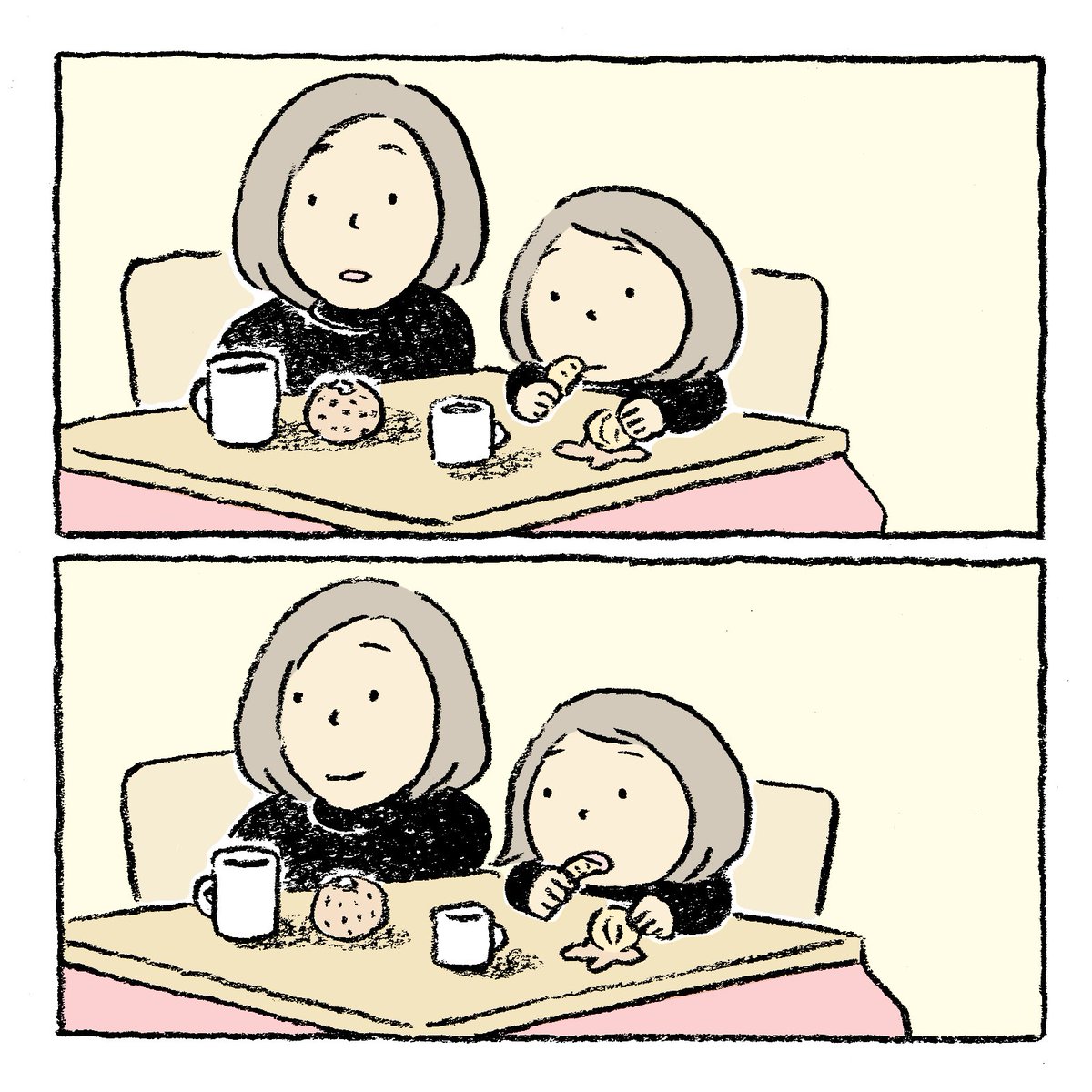 もうちょっとしたら動くから
#コタツ記念日 