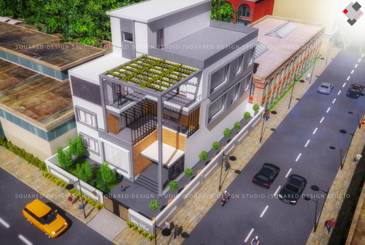 squared_design's tweet image. The Sky Villa 2
#Elevation #elevation_design #elevation_features #design #materials #lightandshadow #architecture #pergoladesign #creepers #vegetation
#sds #squareddesignstudios #yd_ot #facade #urbanscape #levels #massing #lumion #contemporary #arielview