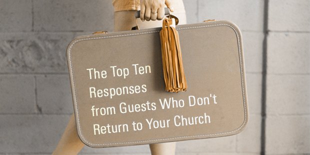 auxano's tweet photo. The top ten reasons first-time guests said they did not return to a church. Are any of these happening at your place? @ThomRainer https://t.co/ri0tedtjiB #GuestExp https://t.co/wtnpAuWqdT