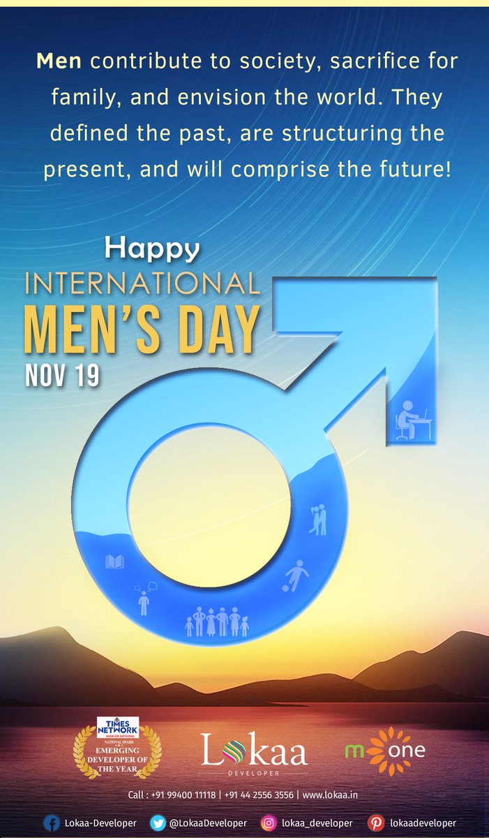 LokaaDeveloper's tweet photo. #happymensday
#lokaadeveloper #mOne https://t.co/PwIRmrFmE2