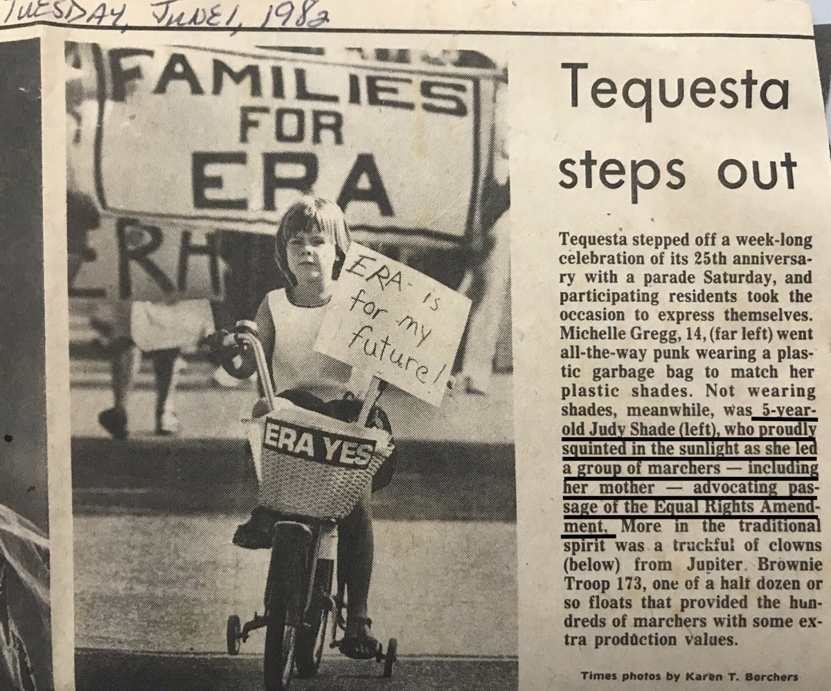#VAratifyERA #38thState #ERAnow My 5-year-old self understood the logic of equality back in ‘82. My 41-year-old self has been advocating for decades now, hopeful that that 5-year-old might soon get her wish. You can do it @VAratifyERA!!