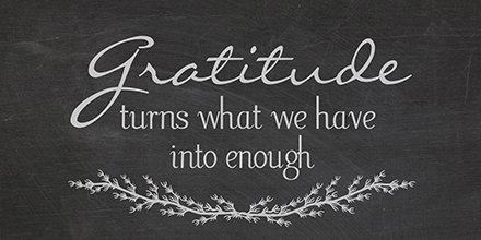 Gratitude turns what we have into enough. –Melody Beattie #motivationmonday https://t.co/af8JDRVvRW