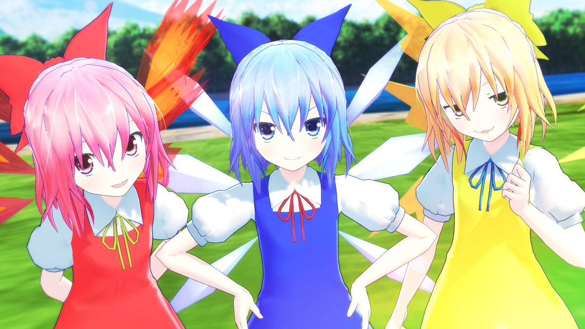 Arni 深夜の真剣mmd60分一本勝負 チルノ ゆきはね式 チルノ三姉妹見参 パチチルノとアチチルノ 東方gtaシリーズではよく見かけたものだが