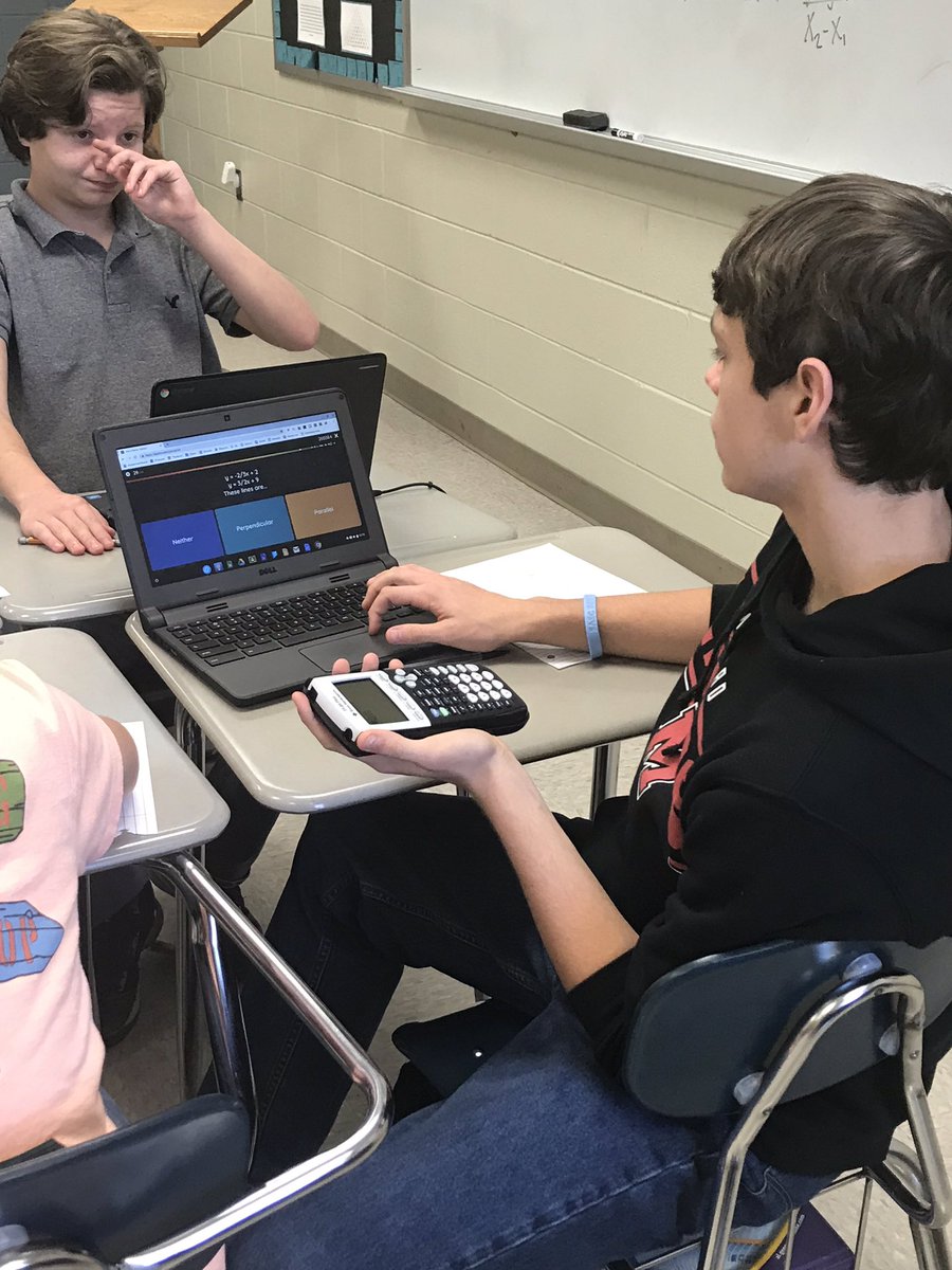 bekaklinner's tweet photo. @123JStock using Quizziz to review slope intercept, point slope, and slope formula.  #DLPcoaching @MunfordHigh https://t.co/YPZNcSfQHK