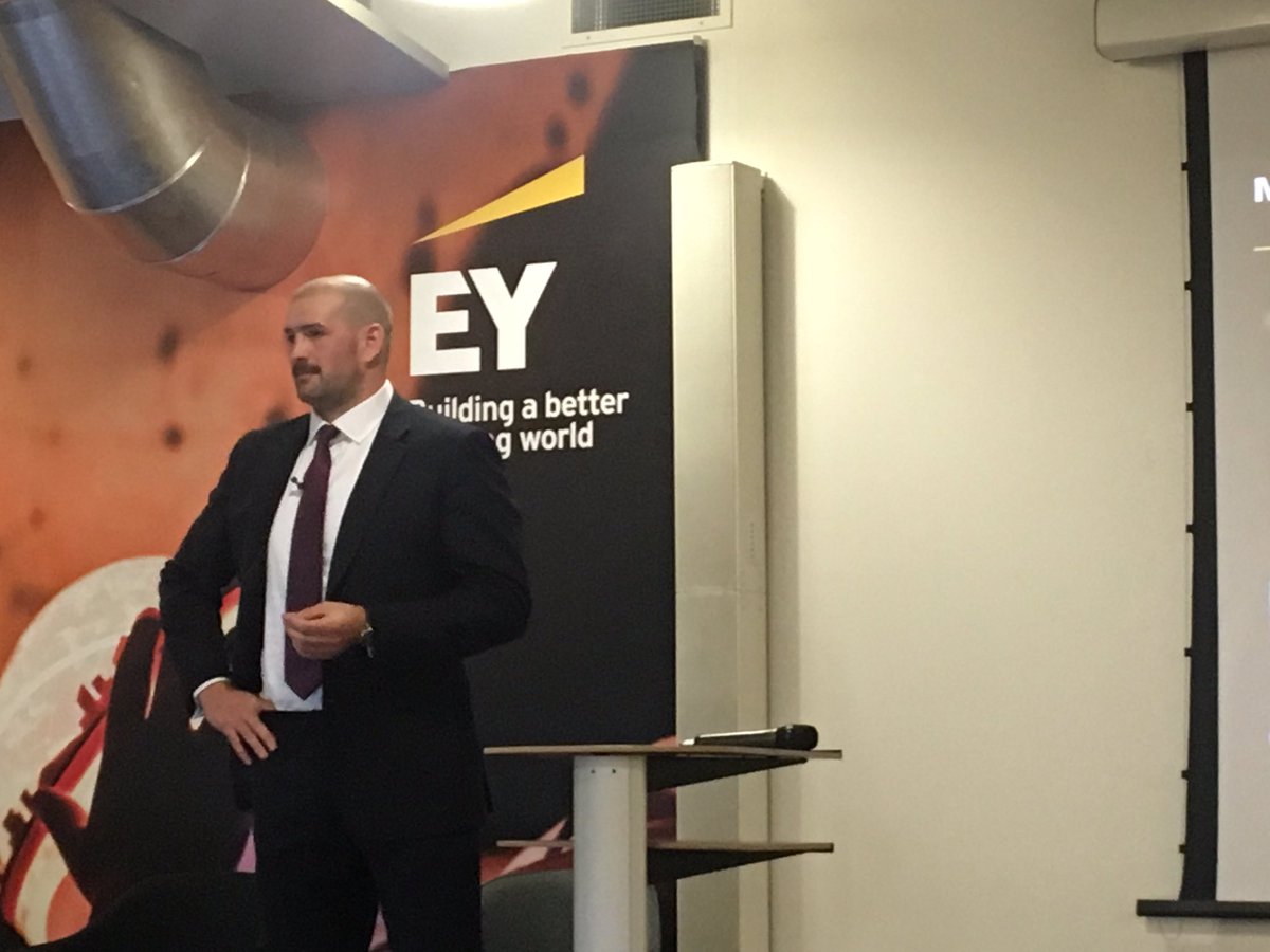 wilkie_iain's tweet photo. Great talk by @MattJSymons of @Harlequins to set the tone for open &amp; authentic @EY_UKI event on Positive Male Role Models #InternationalMensDay https://t.co/LRkxwLC9aG