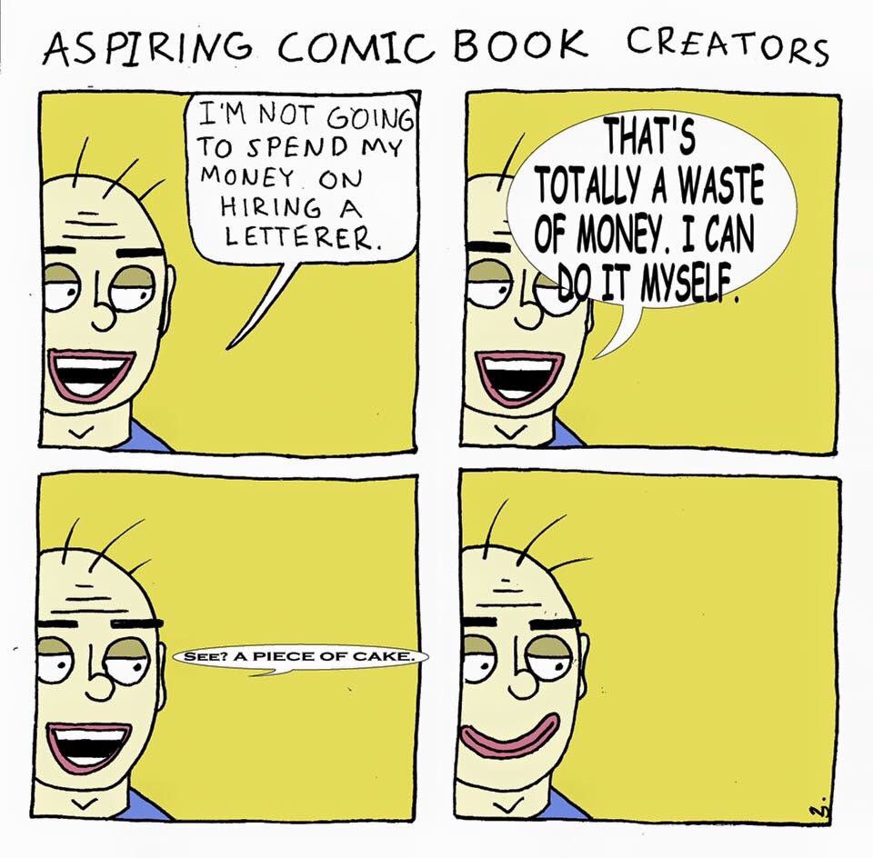 aspiringcbw's tweet photo. Do you want to read more stories about our letterer? YOU CAN DO IT by backing us on our INDIEGOGO! Tag your letterer friends to this;)
https://t.co/aGksdPbj35 https://t.co/tjcJhVY3N1