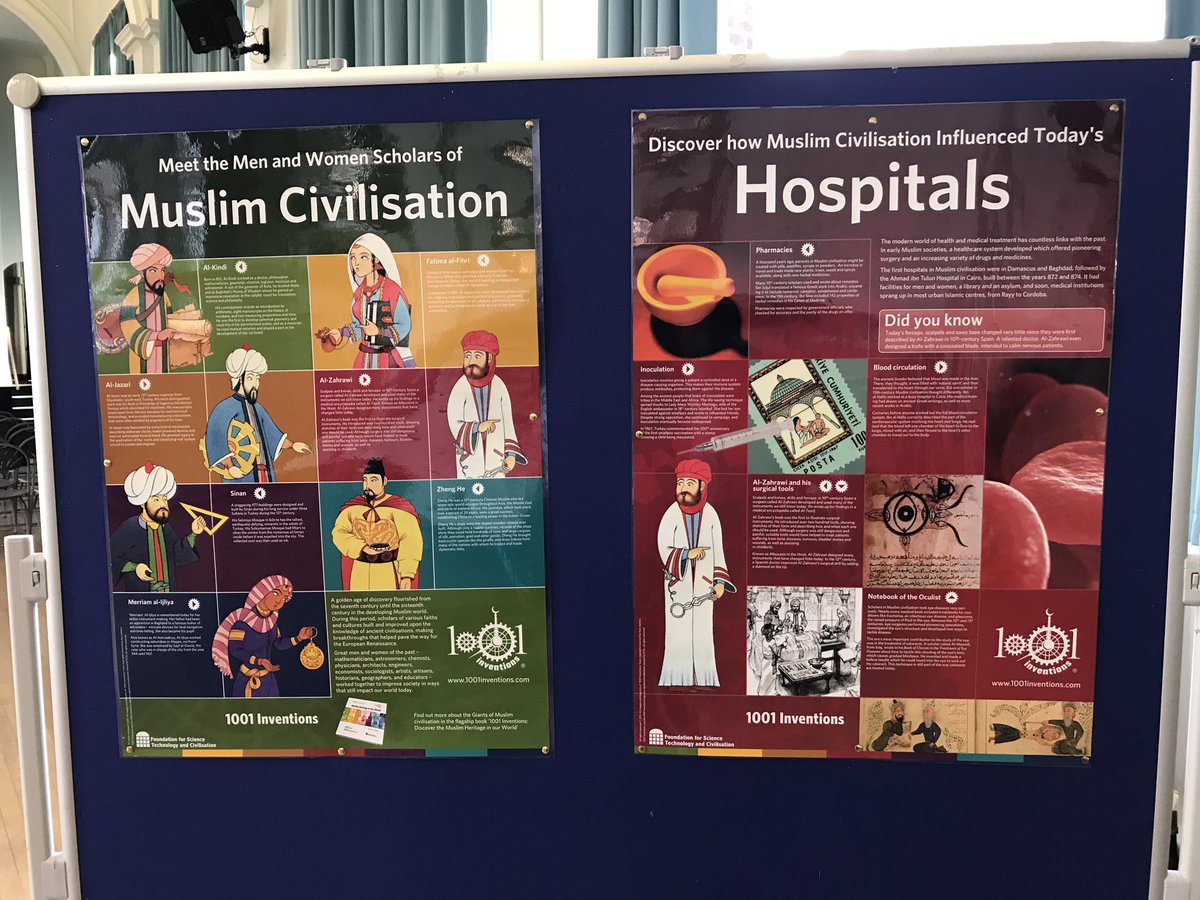 Sheraz72's tweet photo. The Muslim Art and Culture Festival event at Levenshulme High School about Past Muslim Scientists.@Levenshulmehigh @Careers_Levy @MrNeilJohnsonDH @MACFESTUK @QaisraShahraz https://t.co/fFvunqHzC6