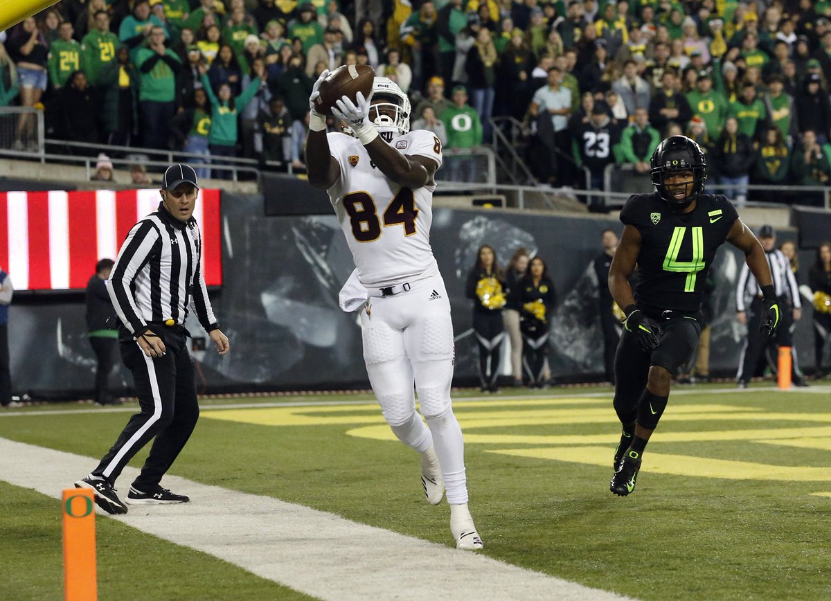 A couple of controversial calls for fans of both <a href="/oregonfootball/">Oregon Football</a> and <a href="/ASUFootball/">Sun Devil Football</a> to ponder from their #Pac12 game the Ducks won 31-29. A second quarter fumble by ASU the Ducks thought they recovered and a 2-point conversion that was no good for the ASU tie.