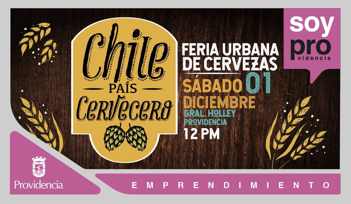 #Panorama | La Fiesta Urbana de la Cerveza llega a General Holley con música en vivo, feria de emprendedores y stands con las 14 marcas más importantes de esta bebida que a todos encanta. Ven a catar y maridar en un sábado ideal para compartir con los amigos. 🍺¡Entrada gratis!