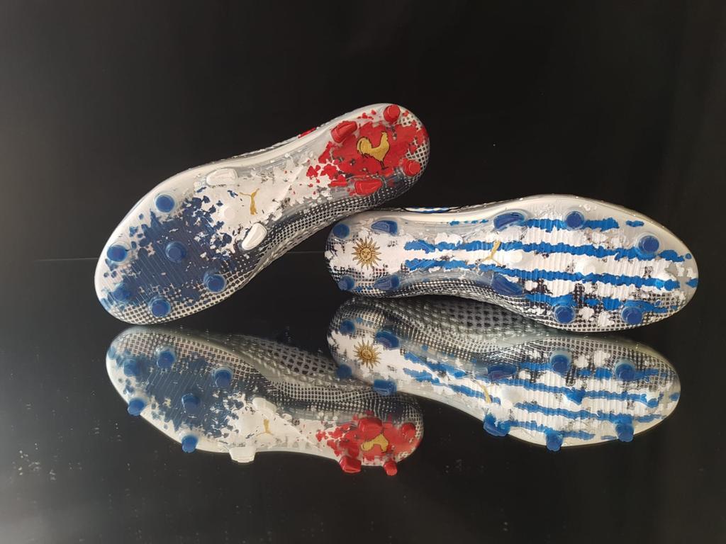 Los botines con los que Griezmann jugará ante Uruguay.