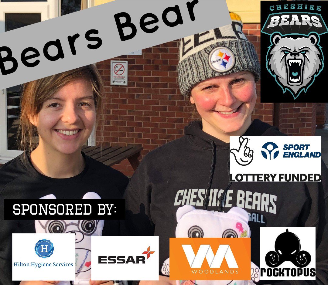 CheshireBears's tweet image. Bears Bear is back! And this time the winners are rookie RB Hannah Roberts and veteran DB Amanda Staples for great performances in training, keep smashing it ladies 👊 🐻🐻

#bearsbear #trainingrewards #playerawards