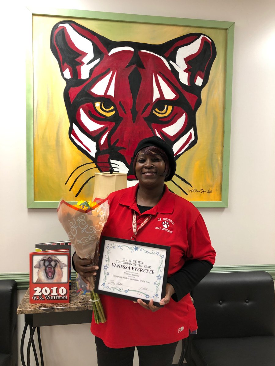 Congratulations to our Classified Employees of the Year! Mrs. Vega, Ms. Bell, and Mrs. Everett always have a positive attitude and work hard everyday to make GRW a fantastic place to learn and work! We are thankful to have them! #clawsout #beststaff