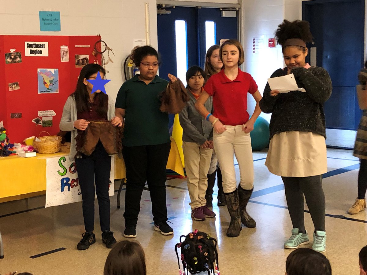 LuhrLions's tweet photo. 5th graders presented their Native American research to their student body today in the Museum Walk.  They did an awesome job presenting and creating artifacts of importance to each tribe!  #LoveLuhr @JCPSAsstSuptES2 https://t.co/TNWRqKLfTs