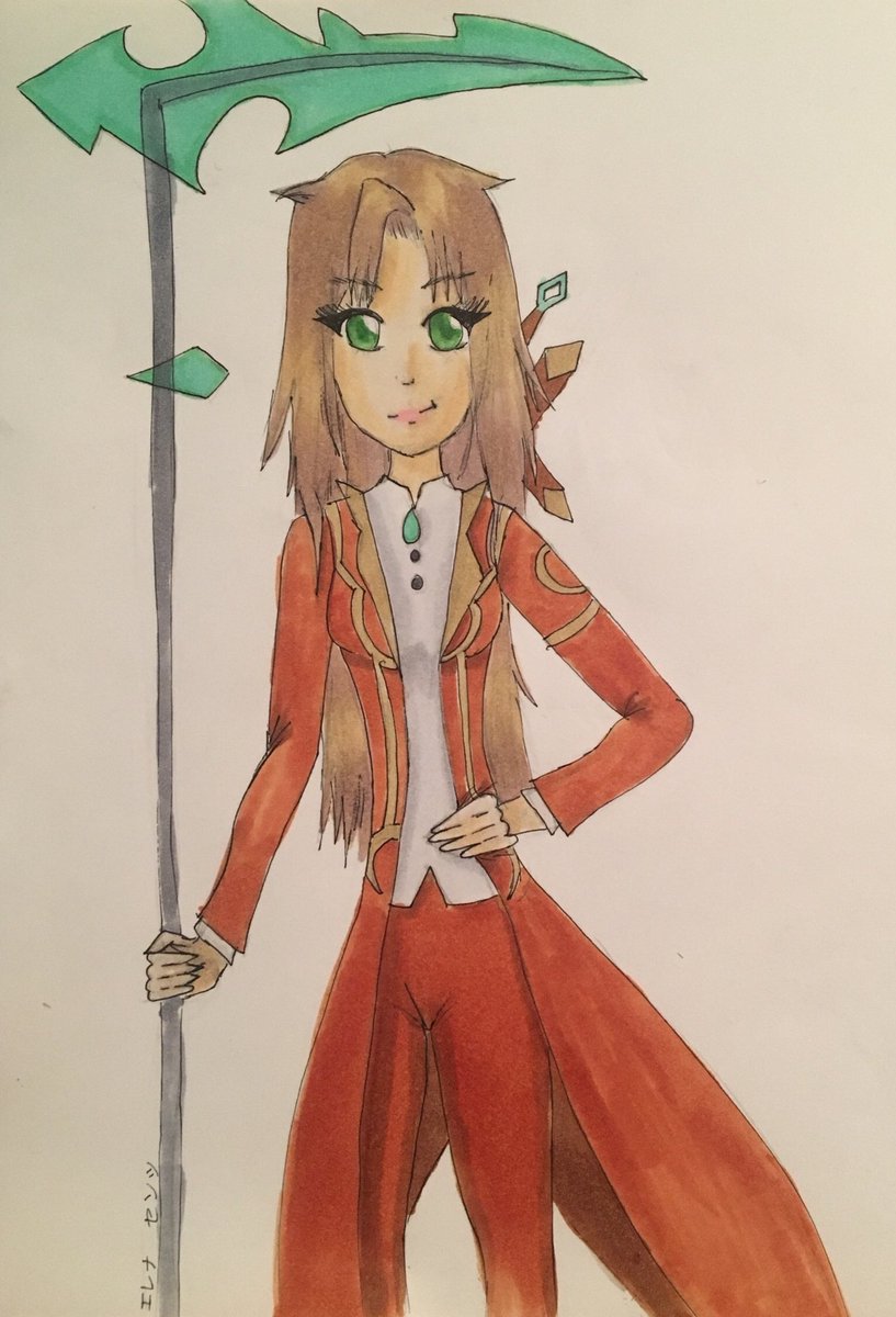 ElennaDElynn's tweet photo. Yesterday was @GnQlePlusBeau’s birthday, so I drew him a little Keziah ~ (so this OC is his !)
#WIP #drawing #markers #Osterlum #VHUniverse https://t.co/t3bxlSoUiW
