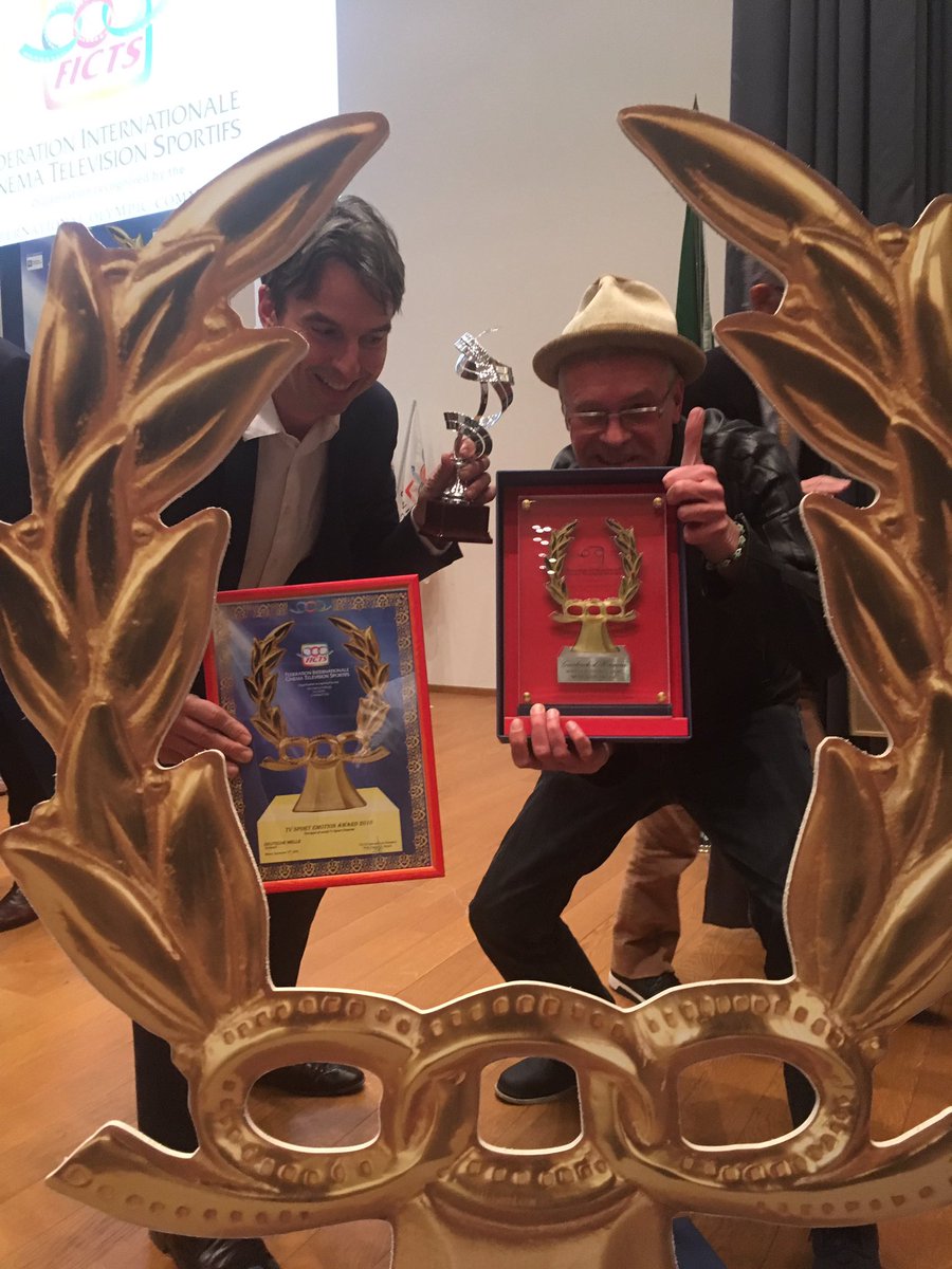 MatthiasFrickel's tweet photo. A dream comes true in Milano!  DW wins the „Emotions Award 2018“ for our „innovative &amp; creative“ program at the Ficts Festival. #NilsSchmidt gets the Guirlande d’honneur for ‚Beneyams Dream’ - as best short football film: https://t.co/fLGfvcjLge
Thx to the whole  Kick off! Crew! https://t.co/tkaf8MTr4i