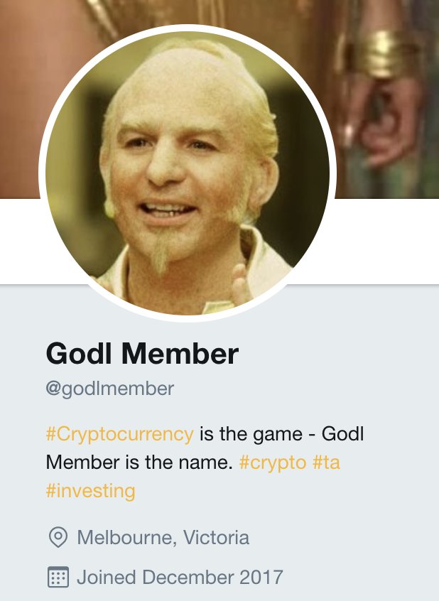 So the current trend is retweeting "people" leaving #crypto space, funny how the original posts are from twitter accounts with less than 200 followers...I just love <a href="/godlmember/">Crypto Is a Scam</a> account... "Joined December 2017" of corse he is rekt...grow some balls you bunch of puss's. 😂