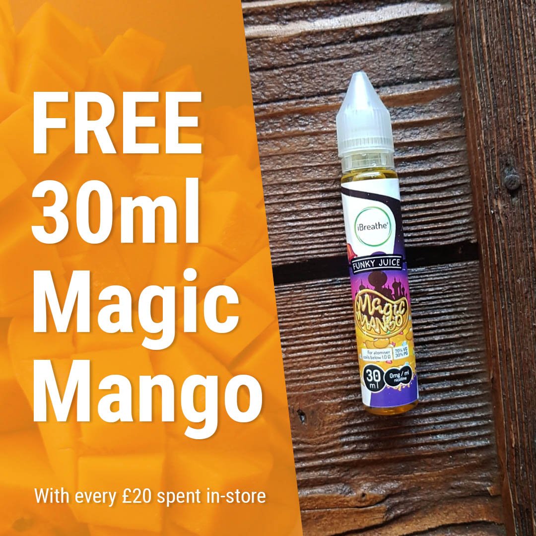 ecigfactoryuk's tweet photo. We already know you love Magic Mango, but how much do you love FREE Magic Mango? https://t.co/5di8Iov6Bo