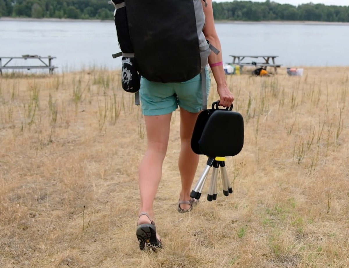 GadgetFlow's tweet photo. Innovative Travel Chair by @interludechair https://t.co/i9Qcwj9qxo This lightweight seat goes wherever you go, providing a comfortable place to take a break and recharge. #outdoorfun #outdoorlife https://t.co/N8anduHmG9