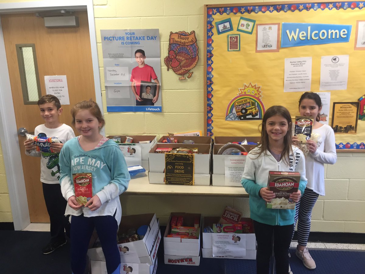 RVS Thanksgiving Food Drive for RAINE delivered today. #TeamRVS #HAZLETProud