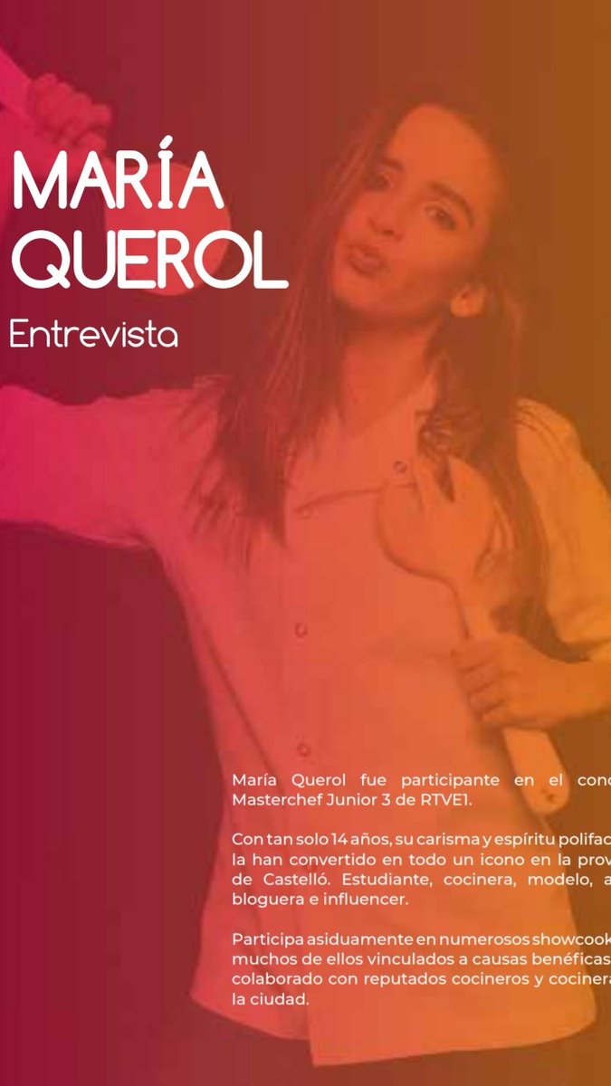 MariaQMCJ3's tweet photo. Gracias Revista Chococas un honor ser portada del n°1 de este proyecto tan dulce 🍫..... y un 10 a vuestro equipo @agenciarespira 🌬️

#chococas #castellon #dulce #Showcooking #gastronomia #gruporespira..... Y es gratuita 🔝 https://t.co/thxmALwBHT