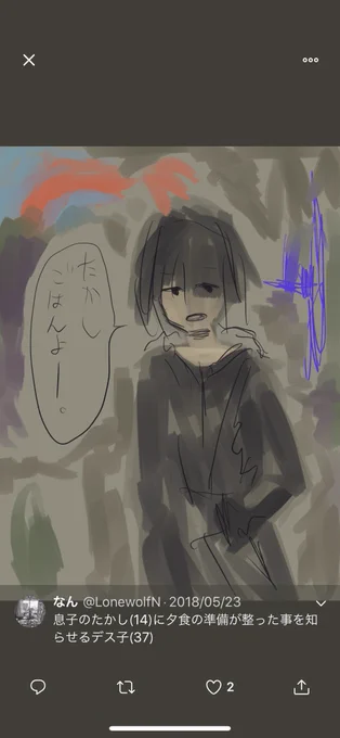  タカシ!!!!!!!(過去絵) 
