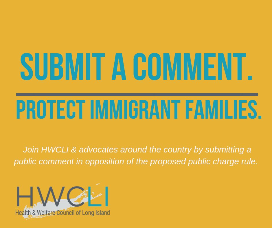 HWCLI's tweet photo. Today is #NationalCommentDay &amp; we are joining with @fractweets to tell the fed govt that no one should have to choose between family and food. Join us in stopping the proposed #Publiccharge rule that will deepen hunger and poverty. https://t.co/QnpV0ceg8C https://t.co/UZjm9IPxAp