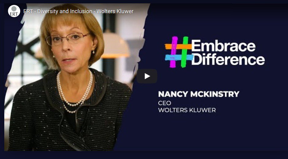 Wolters_Kluwer's tweet image. Today 50+ global CEOs signed a pledge to #EmbraceDifference We’re proud to support @erts_eu leaders to foster talent from across the entire spectrum of society. Why is equal opportunity imperative to our mission? Hear from CEO Nancy McKinstry #inclusion bit.ly/2A51cu9