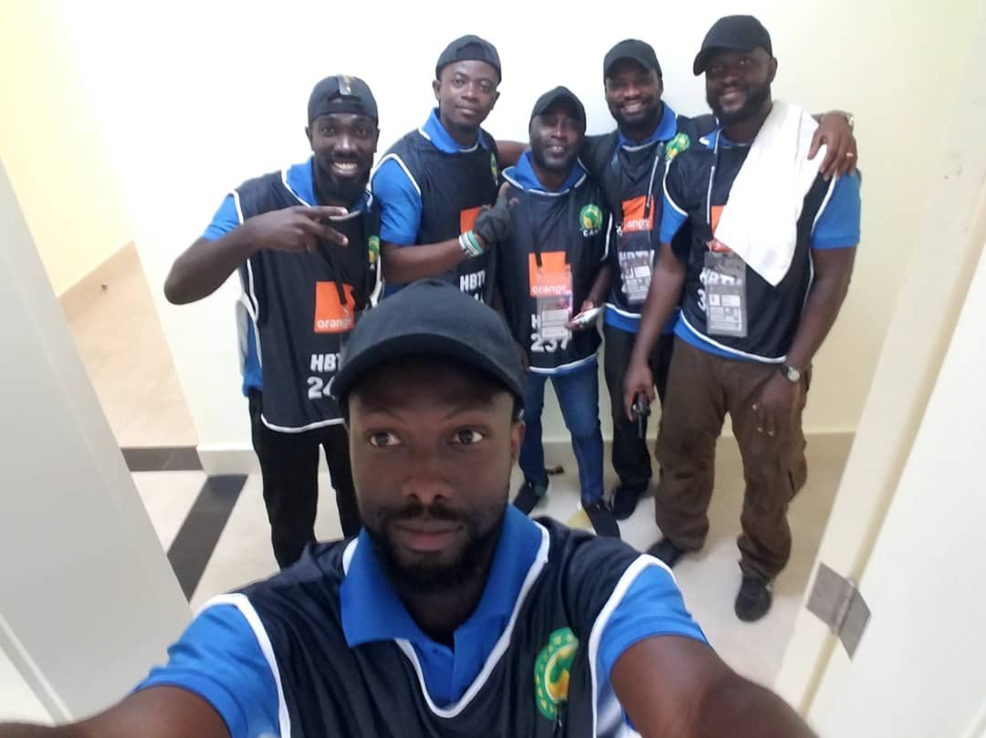 ad_VisorsGH's tweet photo. Work and happiness. Pre-production photos at the @CAF_AWCON 

@ghanafaofficial @Ghanasport @Ghanasoccernet @tv3_ghana https://t.co/Zs0HvrCfX0