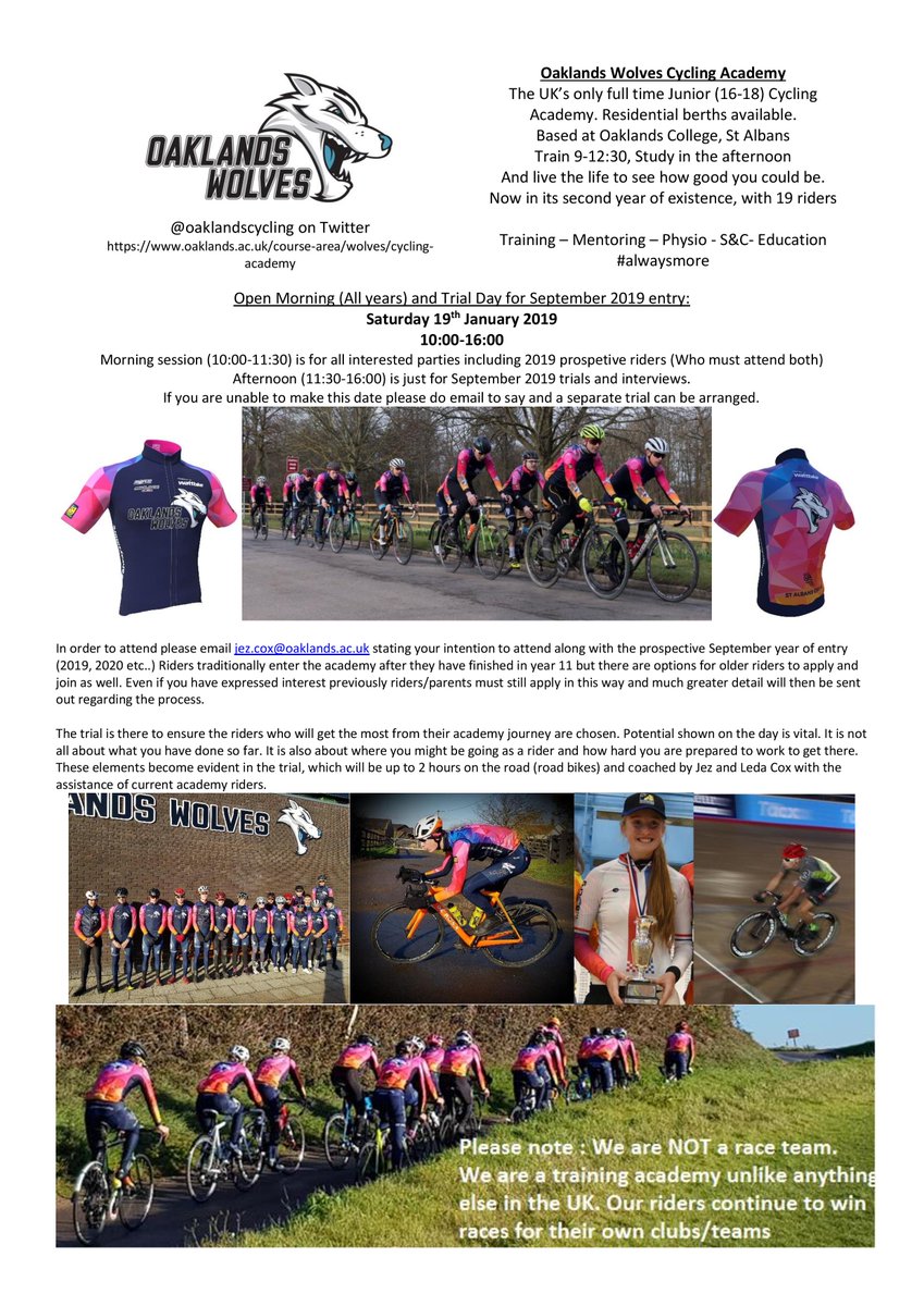 Oaklands Wolves Cycling Academy tweet media