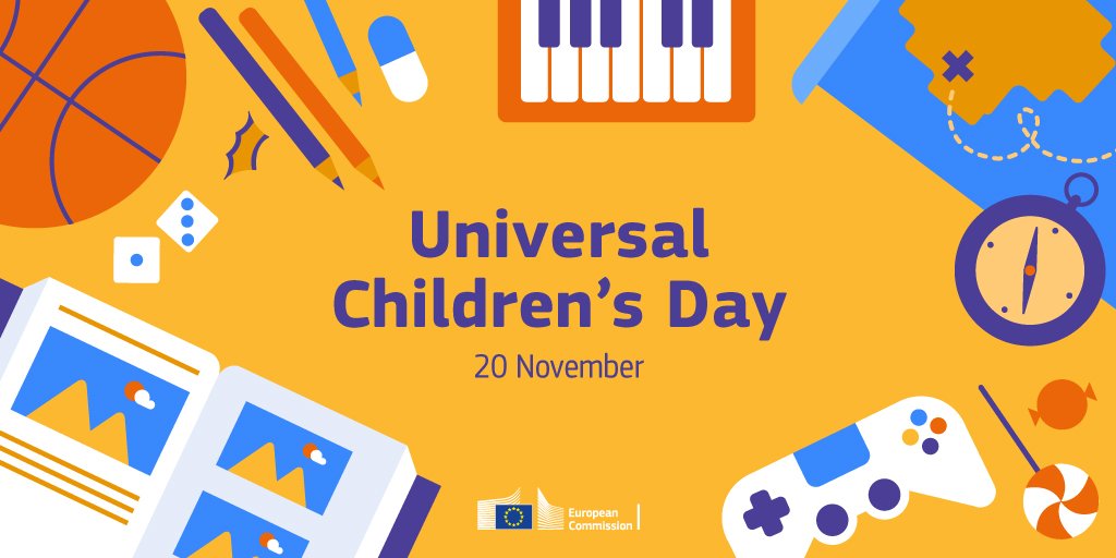 EU_Justice's tweet photo. On #WorldChildrensDay we stand united in our determination to protect and to promote the rights of all children everywhere.
Investing in children = investing in a better future for all of us.
RT if you agree! 🧸🌏 https://t.co/Eo6IKaNzEt