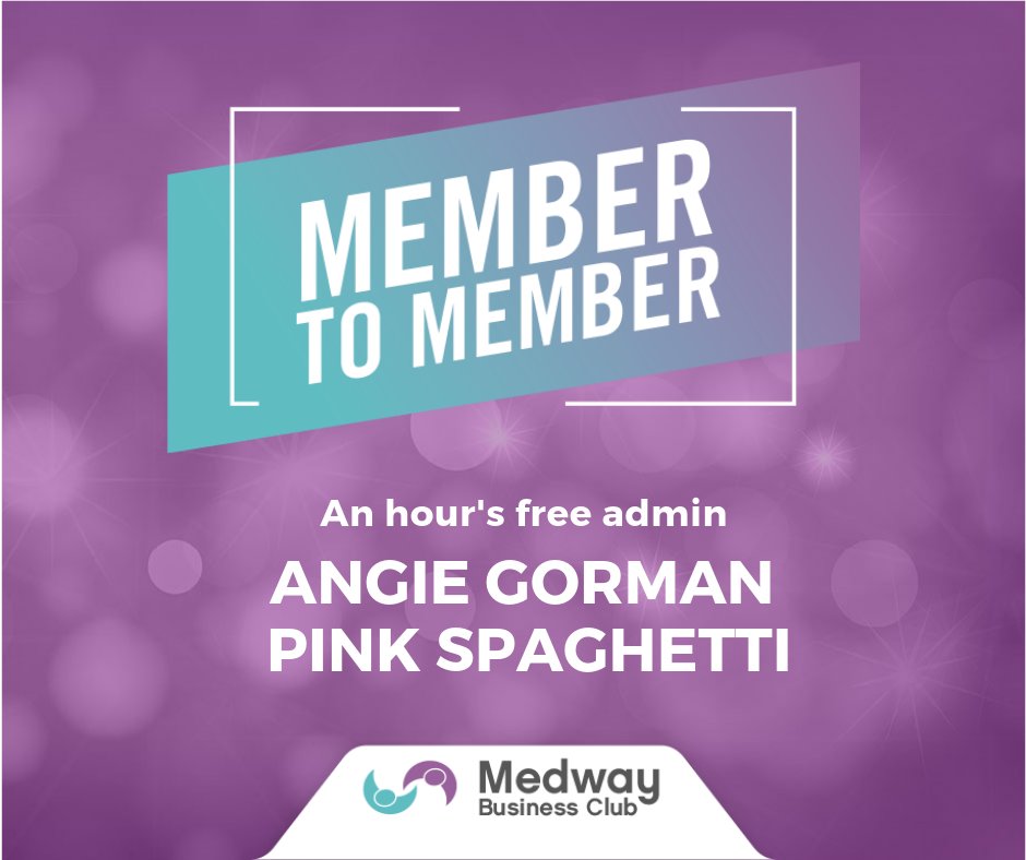 Who's drowning in admin or wishes an admin fairy would come in and do it all for you?! Members of #medwaybusinessclub can have an hour free from #virtualassistant @PinkSpag_Angie 
Meet her at our next event on Nov 30th... 
Book now: ow.ly/jLjs30myDEJ