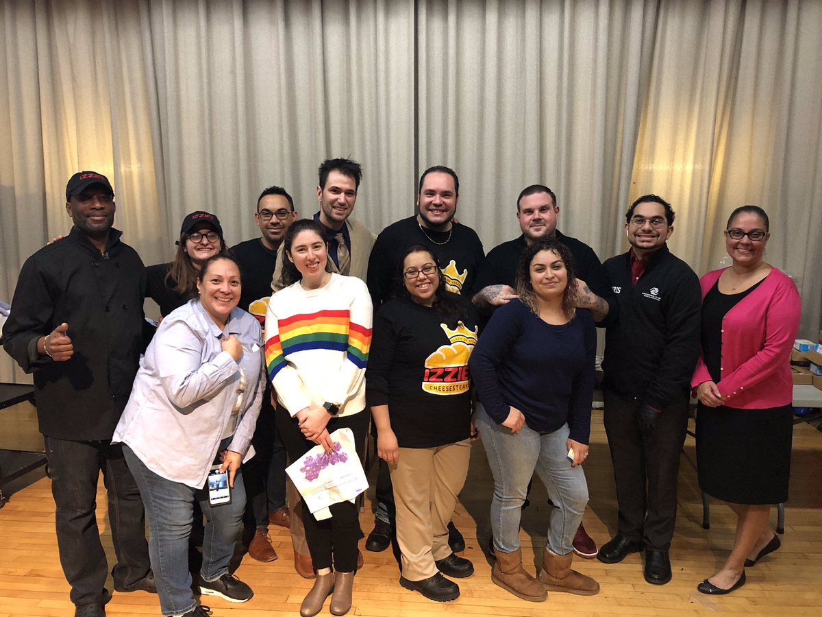 PS140PTA's tweet photo. HAPPY TURKEY DAY PS140 from the entire PTA, School Staff, education alliance and Izzy’s Cheesesteaks...Today we are feeding 100 families because we are community strong!! https://t.co/HBuytQhkG2