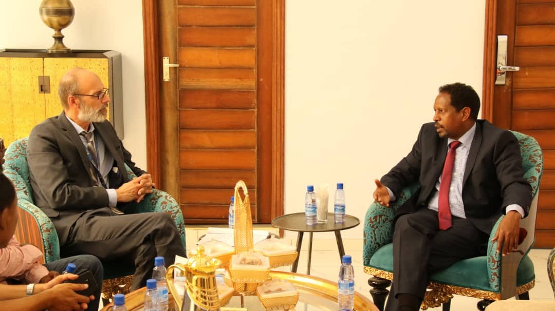 engyarisow's tweet photo. I had a great meeting with George Conway @gconway_UNDP and discussed strengthening our partnership working to deliver services to Somali people https://t.co/dXzf0SyYNg