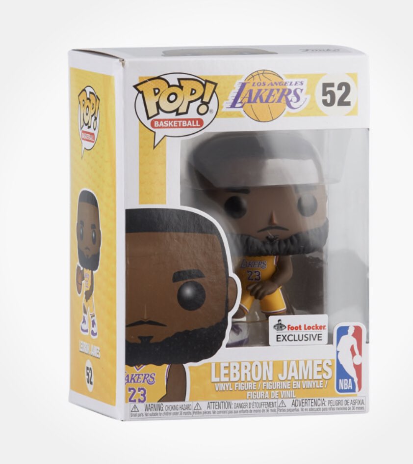 lebron funko pop footlocker exclusive