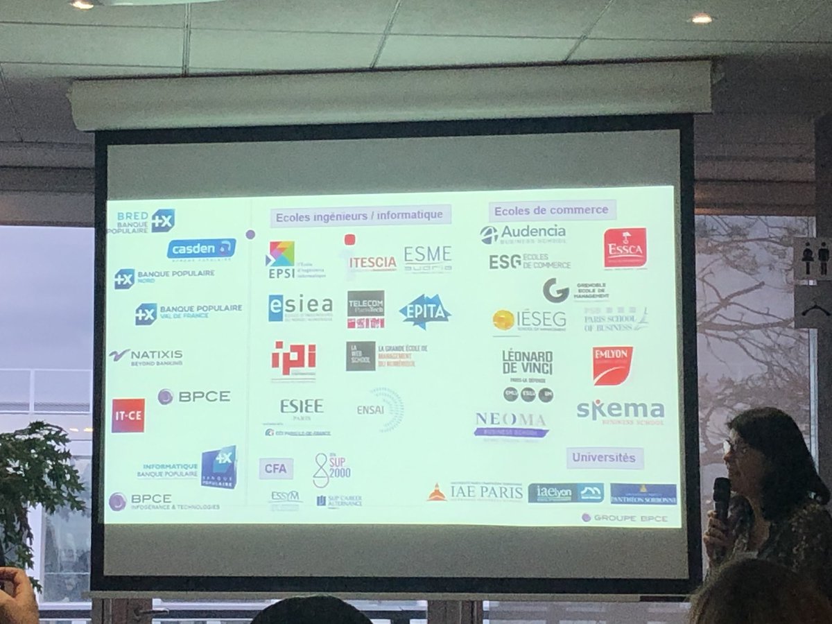 NLaudencia's tweet photo. #entreprises #BPCEschoolday - présentation du @GroupeBPCE  On parle recrutement, stage,alternance https://t.co/M9JoVd0BJG