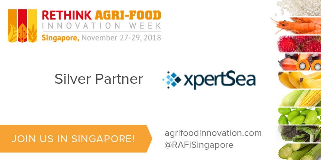 APACAgriFood's tweet photo. It's great to have @XpertSea as a partner for the Rethink Agri-Food Innovation Week in #Singapore! Don't miss out on seeing CEO, Valérie Robitaille speaking on panel about Transforming Efficiency, Quality and Safety in Aquaculture on November 28. https://t.co/gUyQq7ZKPS https://t.co/xZF4c1pMdz