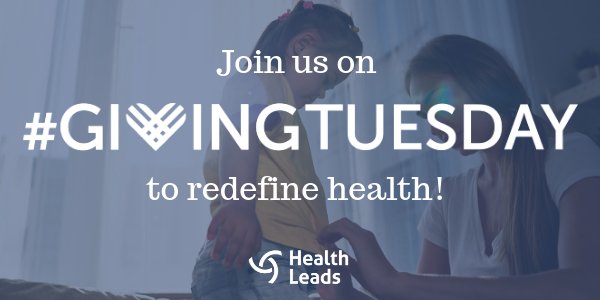HealthLeadsNatl's tweet photo. Did you know ~70% of what it takes to stay healthy happens outside our hospitals & clinics? Join us Nov. 27 to help #RedefineHealth and build stronger communities where everyone can live with health, well-being & dignity! https://t.co/kl734oiH0i #GivingTuesday https://t.co/Hy5IglTouA