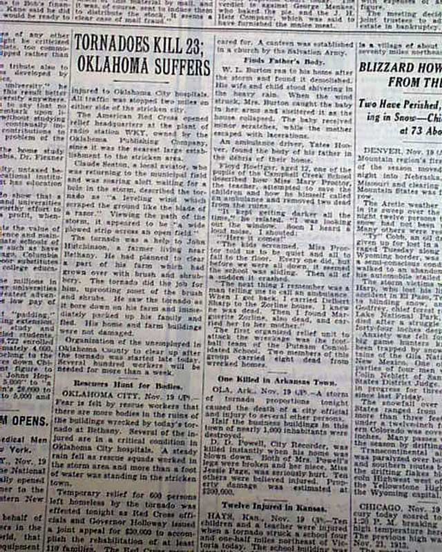 OKTornadoDB's tweet image. On this date in 1930, an F4 tornado impacted the Bethany area. It remains the 10th deadliest in OK history. #pled

(some pics are re-posts)