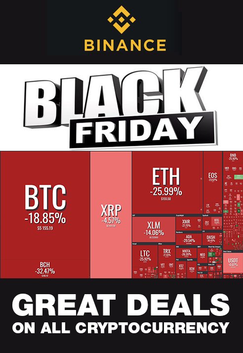 Crypto_Joe_'s tweet image. LEAKED! @binance ad for Black Friday