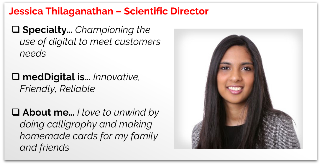 medDigital's tweet photo. medDigital are turning 10! So, over the next 10 days we will be showcasing the secret to our #success… our staff! 
Day 1: Meet Jess, our Scientific Director! #mD10 https://t.co/AiECbqv9Wr