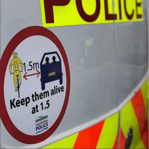 If a cyclist swerved to avoid a pothole could you avoid them? You need to give 1.5 meters distance as we told the 27 motorists today who drove too close to our cyclist. We also spoke to cyclists, one of whom was riding with hands in pockets. #KeepThemAliveAt1Point5 #OpSafePass