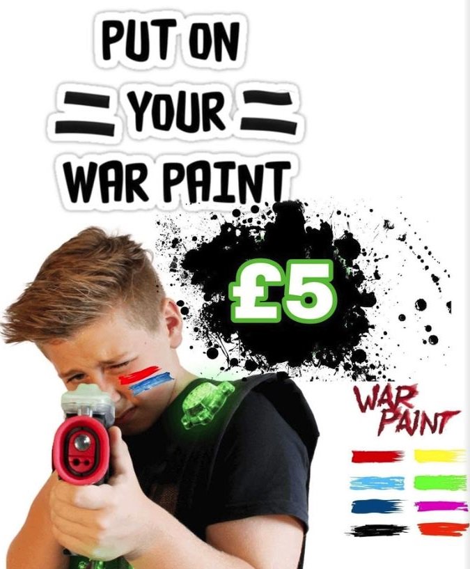 LaserstationUK's tweet photo. #PutOnYourWarPaint

Some times it's more than just a game....it's WAR

#LaserStationUK https://t.co/DBLdN5GYIB