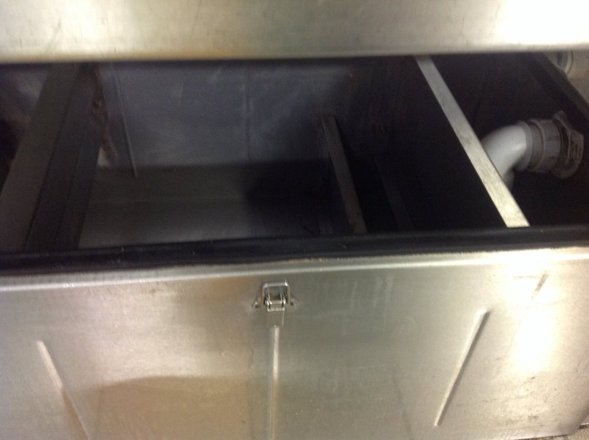 Before and after one of engineers has completed a deep clean, on a greasetrap! Call for your free quote, on a deep clean of a greasetrap on 01928 563 532. #weknowwhatsdownthere #grease #aluline #sparkling #deepclean